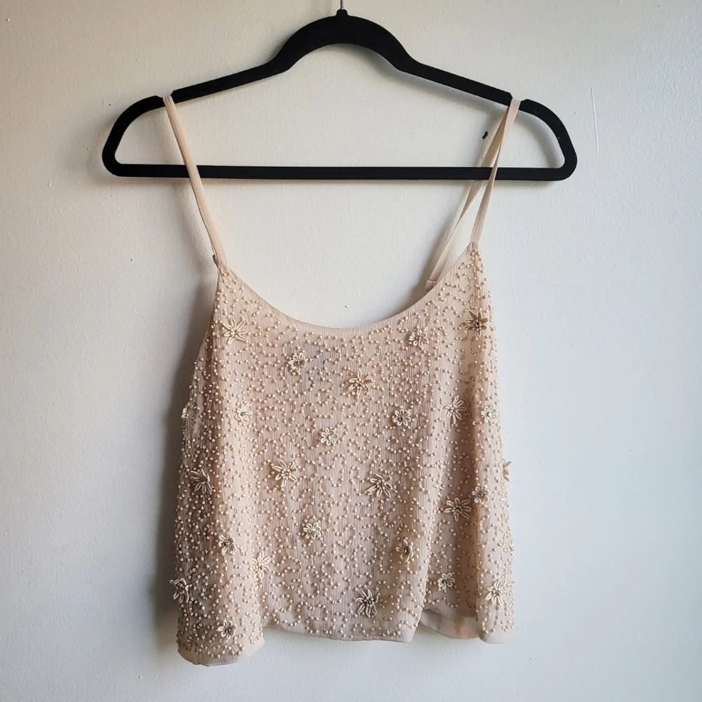 Beaded tank top